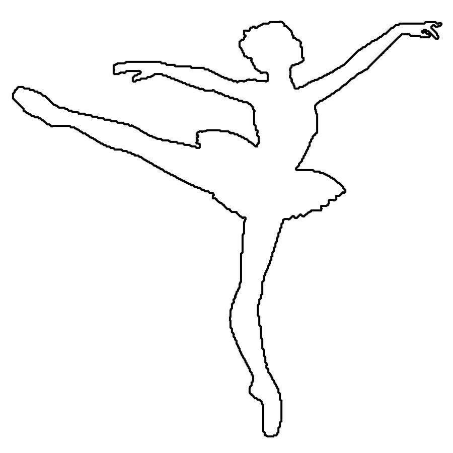 Скачать шаблон балерина