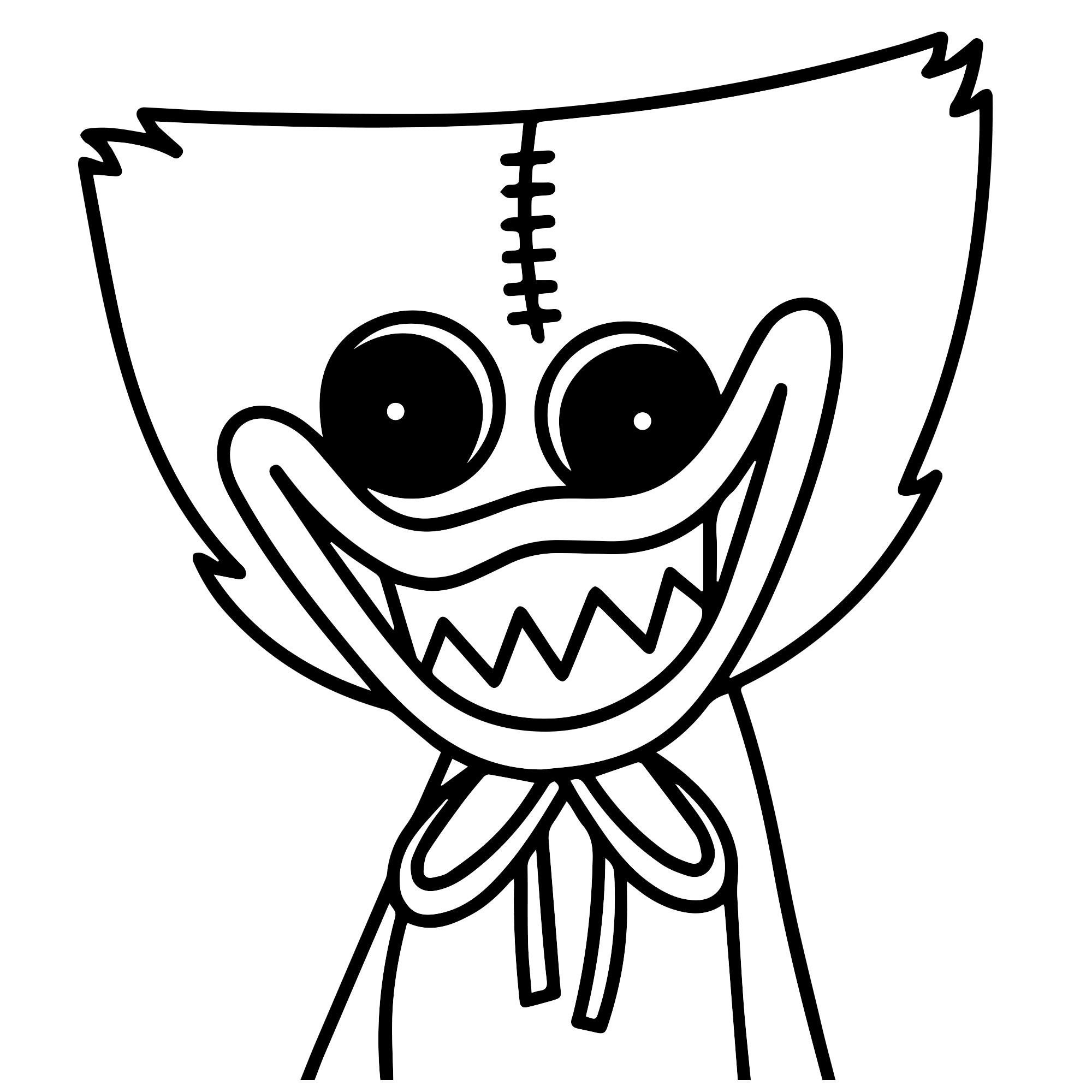 Раскраски Раскраски по играм Хагги вагги, мультфильм, игра, по игре