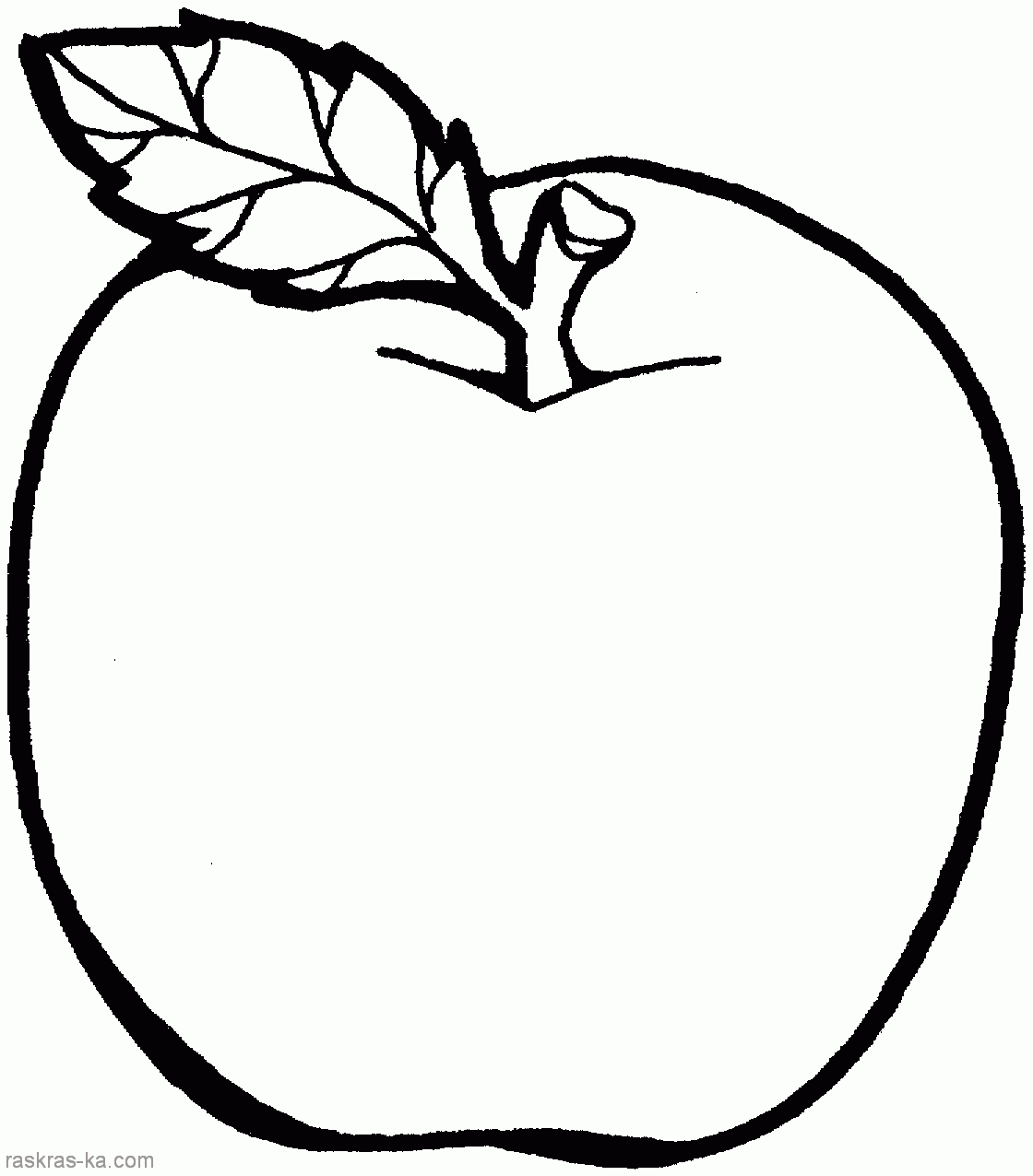 Розмальовки Яблука  Дитяча розфарбування, свіжозірвану, яблуко