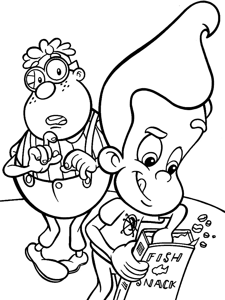 free nicktoons coloring pages