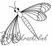Розмальовки стрекоза детские раскраски, насекомые, стрекоза
