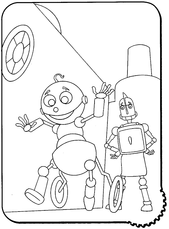 Розмальовки Роботи кіборги трансформери робот дитина