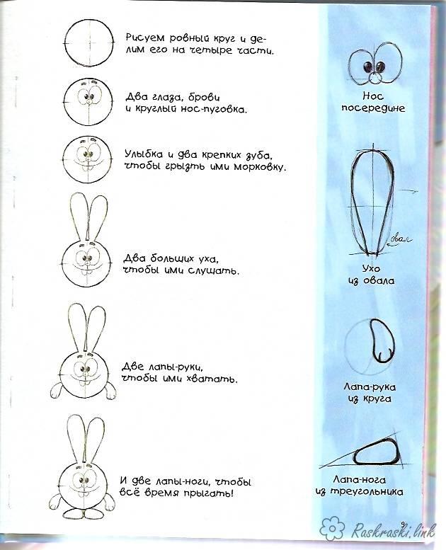 Розмальовки Як намалювати Кролик Крош рисуем поэтапно