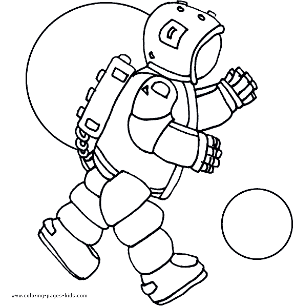 Розмальовки День космонавтики космічний костюм космонавт розфарбування день космонавтики