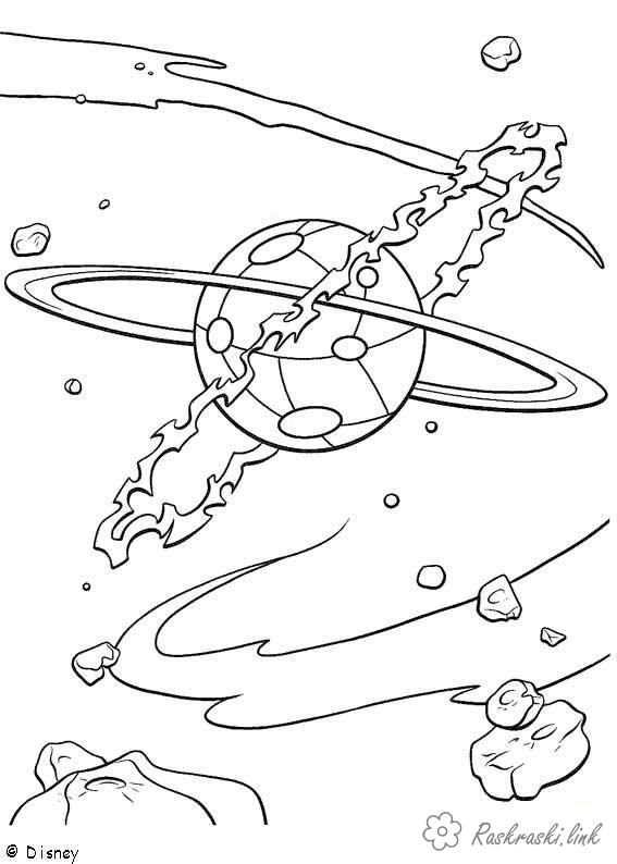 Розмальовки День космонавтики розфарбування, планета, розмальовки до дня космонавтики