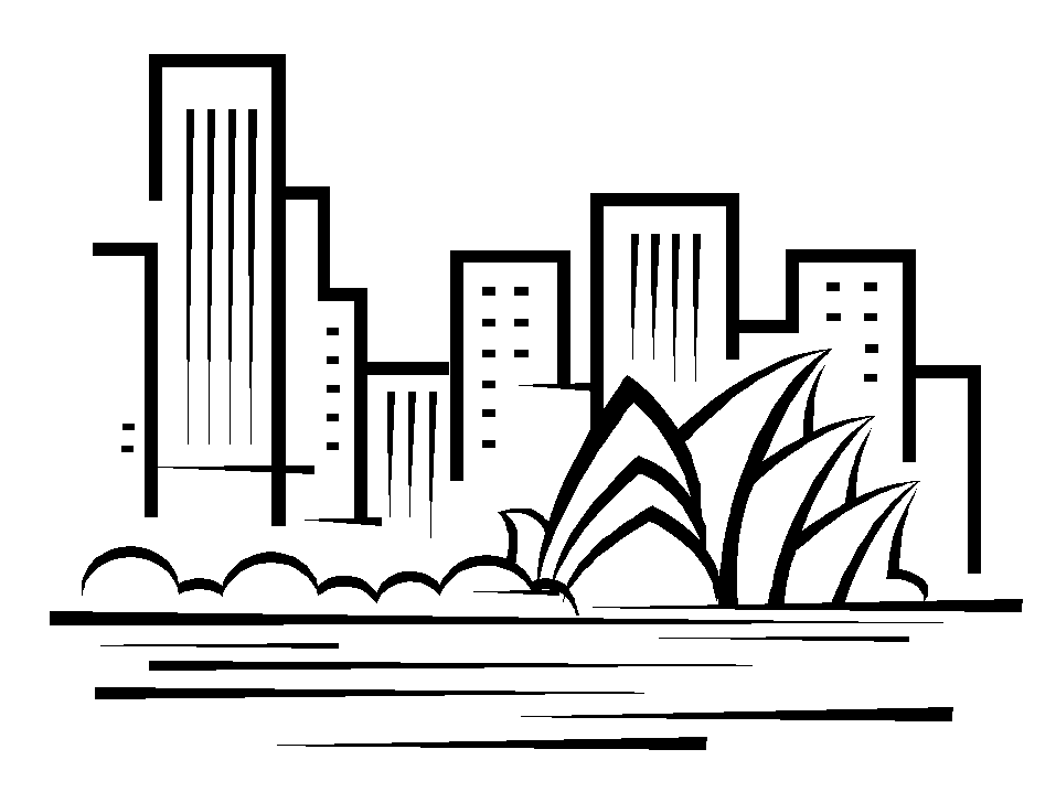 Розмальовки Австралія розмальовки для дітей, Австралія
