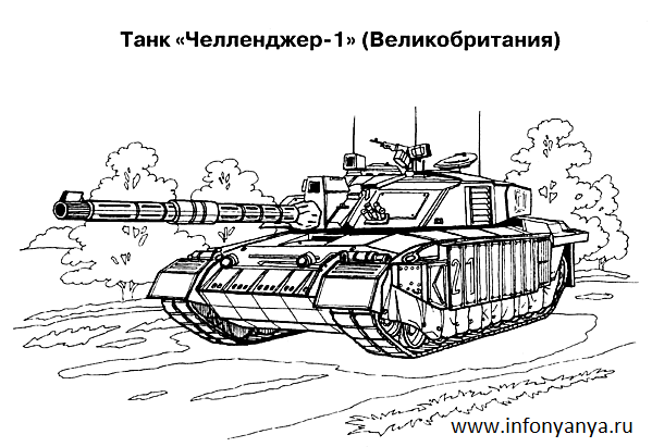 Розмальовки Танки розмальовки для хлопчиків танк