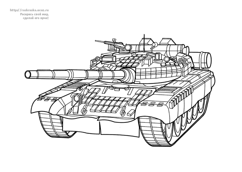 Розмальовки танки 