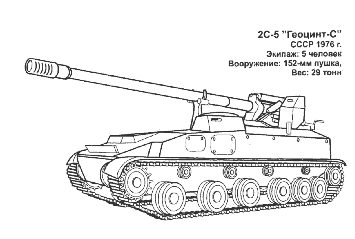 Розмальовки вага танк колеса екіпаж вага характеристика опис