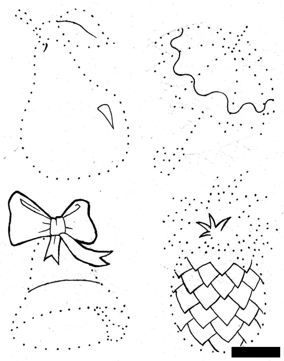 Розмальовки З'єднай по точках Дитяча розфарбування розфарбуй і з'єднай грушу, дзвіночок, парасолька, ананас