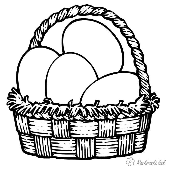Розмальовки Пасха Пасха, великодня розфарбування, фарбовані яйця