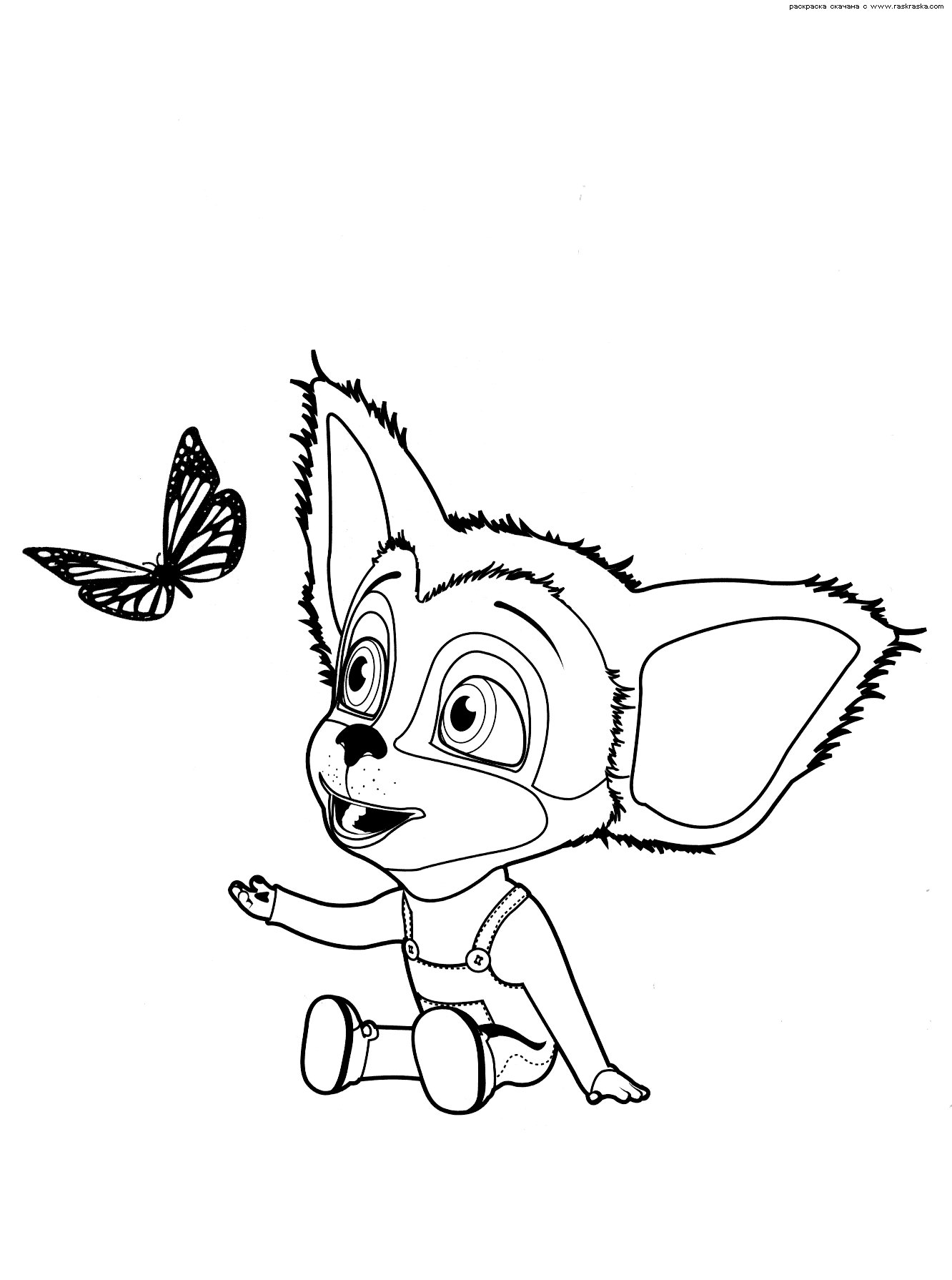 Розмальовки Карусель Дитяча розфарбування по мультфільму Барбоскіни