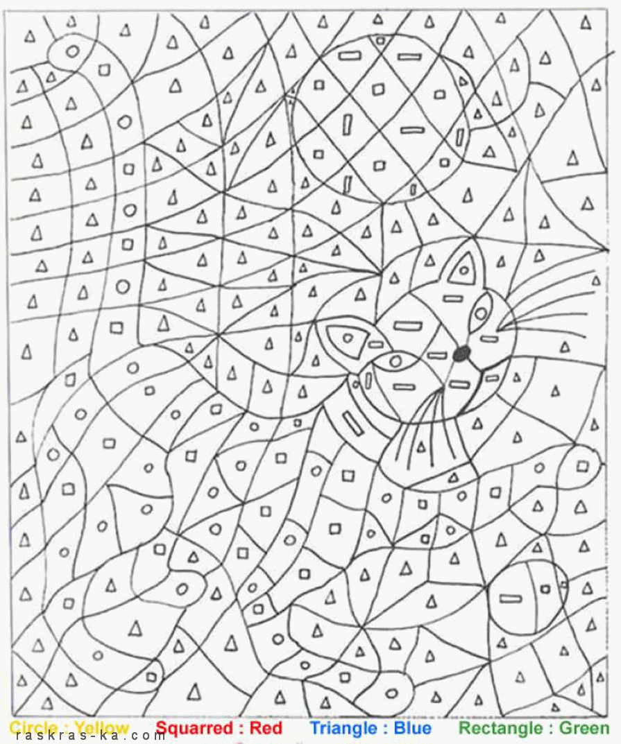 Coloring children coloring pages books for children, coloring pages by numbers cat