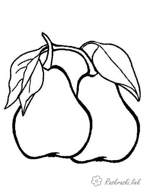 Розмальовки груші Груші