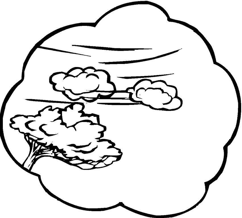 Розмальовки Явища природи розмальовки явища природи, розмальовки вітер, хмара