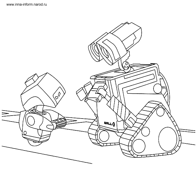 Розмальовки Роботи кіборги трансформери роботи
