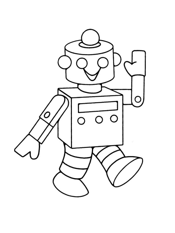 Розмальовки роботи робот