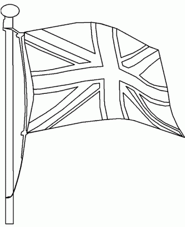 Раскраски Лондон Флаг Англии раскраска