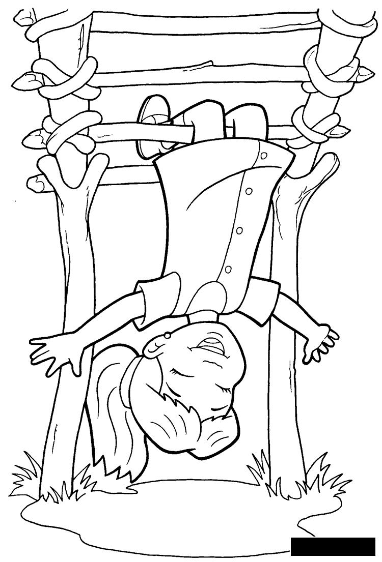 Gym Free Coloring pages online print.