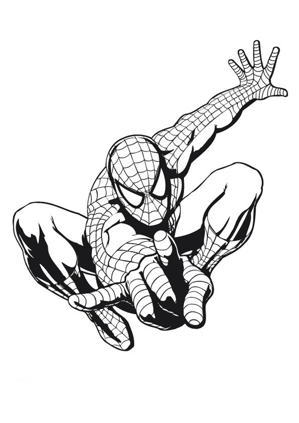Розмальовки Супергерої розмальовки, супергерої, людина-павук, комікси