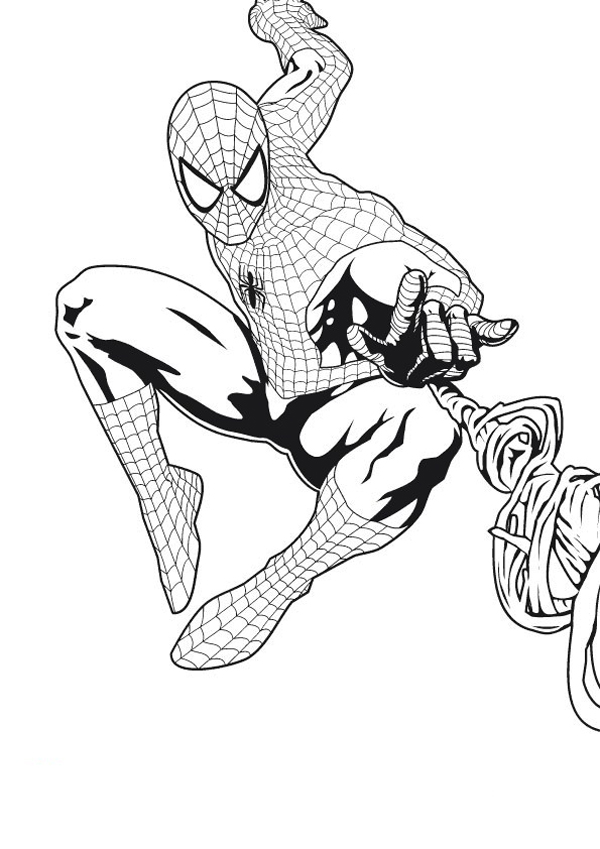 Розмальовки Супергерої розмальовки для дітей, комікси, людина павук, MARVEL