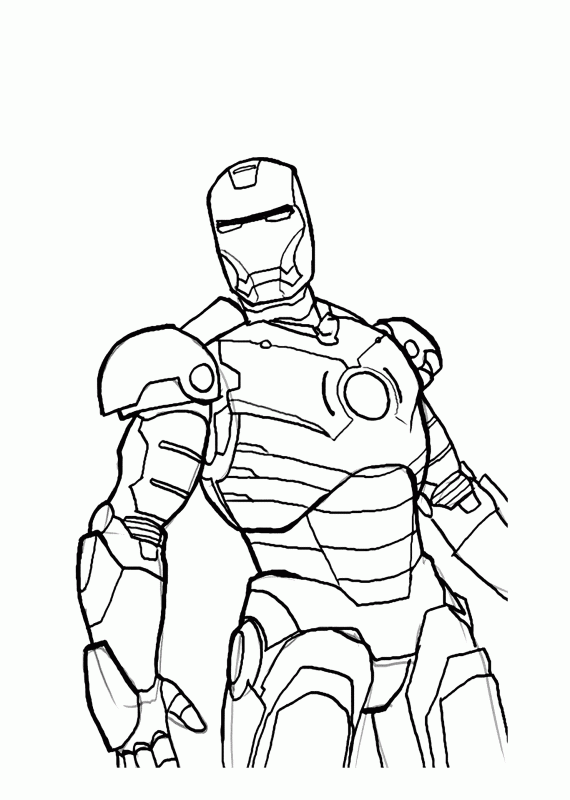 Розмальовки супергерої розфарбування iron man