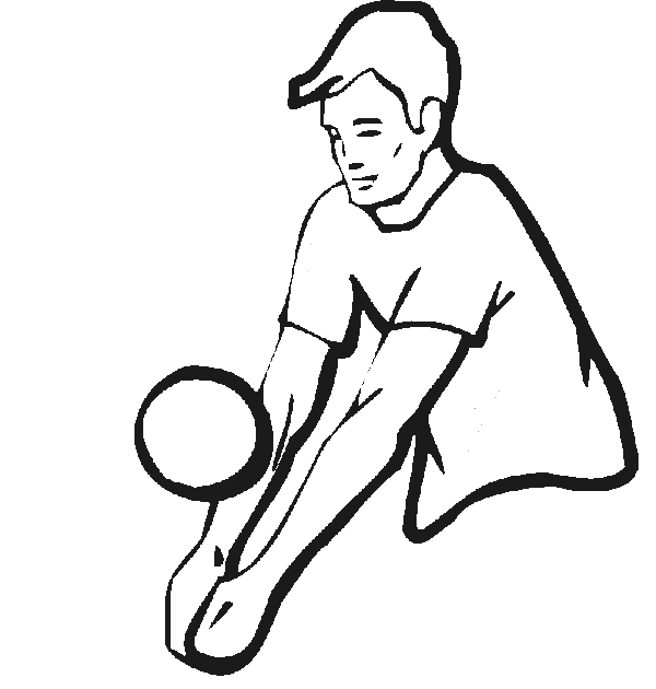 Розмальовки Волейбол волейбол, подача, м'яч, гра