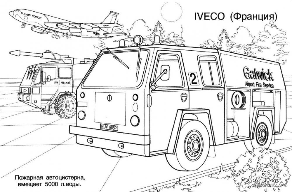 Розмальовки Машини IVECO 
