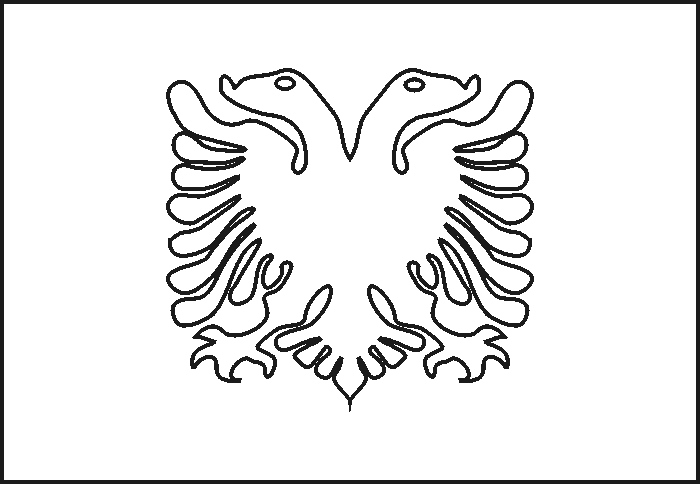 Розмальовки Європа Подорож країна Європа герб Чорногорія