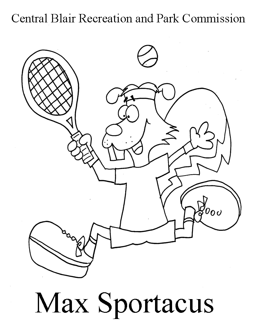 Раскраски Теннис раскраски для детей, спорт