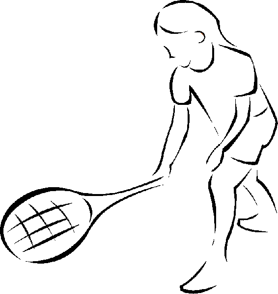 Раскраски Теннис теннис, спорт, раскраски для детей