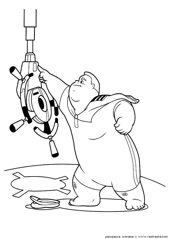 Розмальовки чоловік ВАЛЛ-І, розмальовки з мультфільму