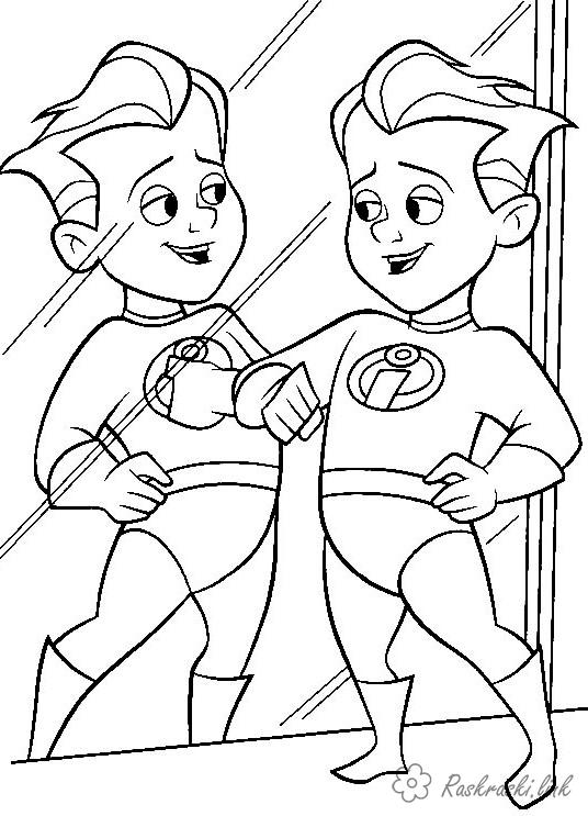 Розмальовки суперсімейка розмальовки для дітей, суперсімейка