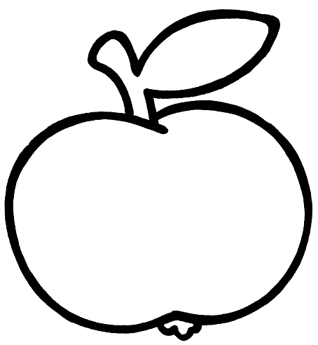 Раскраски Яблоки  раскраска, для детей, яблоко, вкусное, спелое