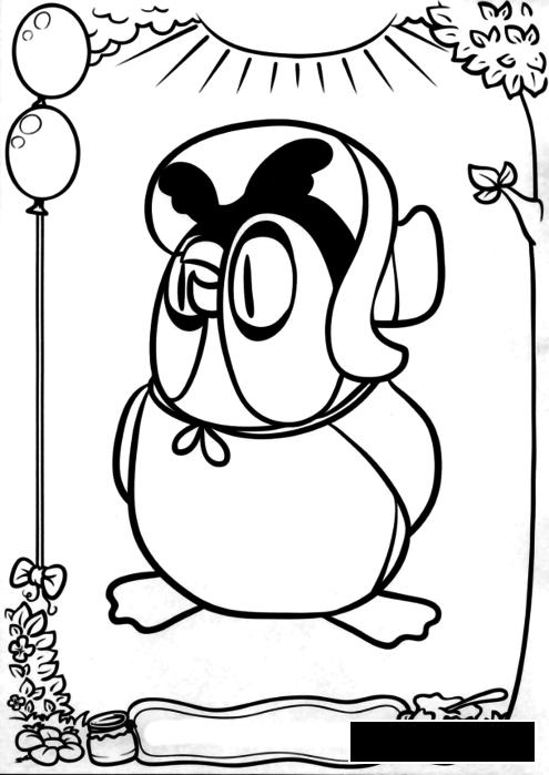 winnie Free Coloring pages online print.