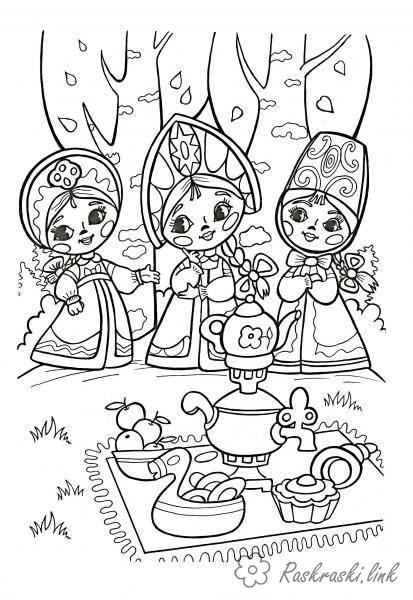 Раскраски раскраски для детей по сказкам раскраска сказка о царе салтане три девицы под окном пряли 