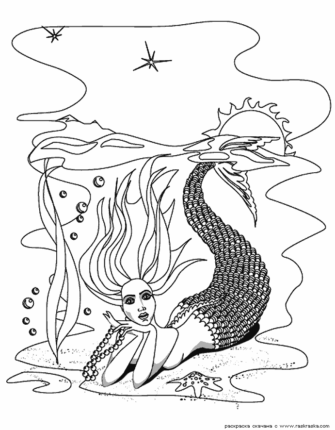 Раскраски раскраски по сказкам Андерсена раскраска сказка русалочка андерсен русалка