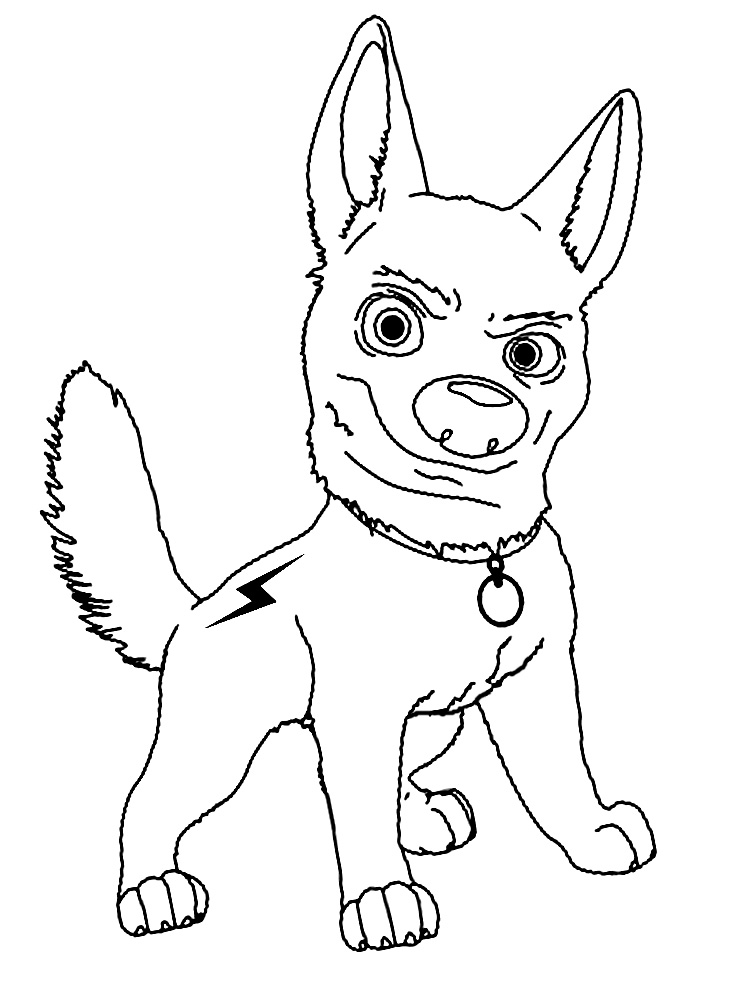 Розмальовки Собаки розмальовки, білка і стрілка, для дітей, собачка