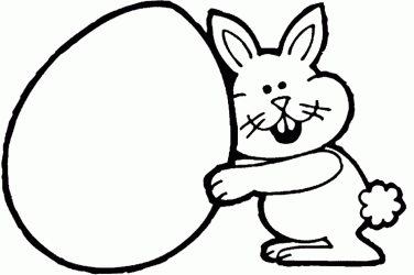 Раскраски Кролики  пасхальный кролик, раскраски, домашние животные
