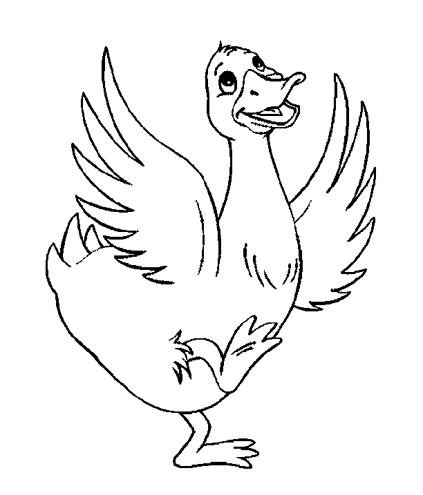 Розмальовки Гуси розмальовки для дітей, гусак, домашні птахи