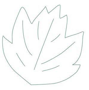 Розмальовки Листя дерев лист клена трафарет