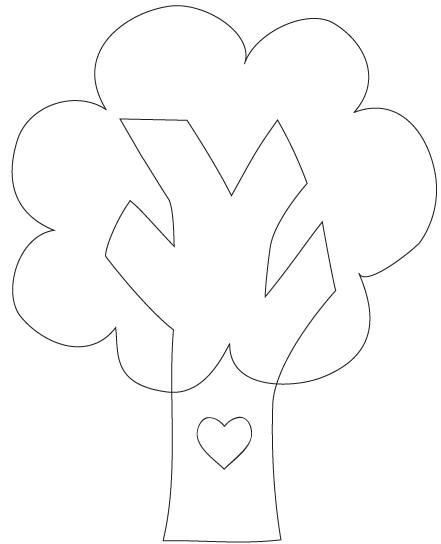 Розмальовки Дерева для вирізання з паперу вирізаємо дерево для виробів по тарфарету