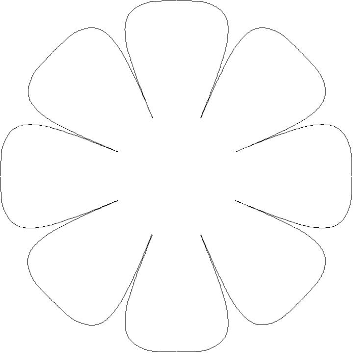 Розмальовки Квіти шаблони для вирізання 