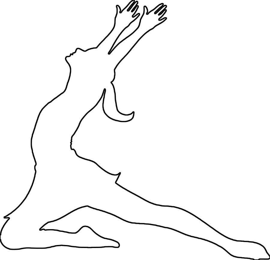 Розмальовки шаблони балерин балерина трафарет для вирізання з паперу