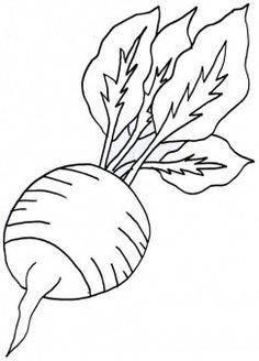 Розмальовки фрукти та овочі буряк контур, овочі контур для вирізання з паперу