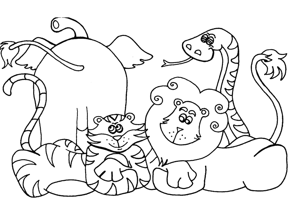 Розмальовки розмальовки по казках Чуковського звірята, лев, слон, тигр, жираф, розмальовки по казках Чуковського